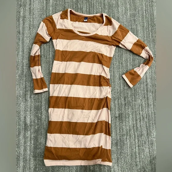 old navy striped dress long sleeve Long Sleeve Dress